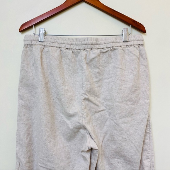 Banana Republic Linen-Blend High-Rise Pants Size Large - Picture 9 of 12